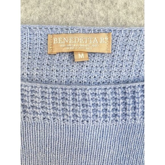 Bendetta B ladies Pullover Wool Cashmere Blend Sweater Size M Medium Purple - Picture 13 of 15